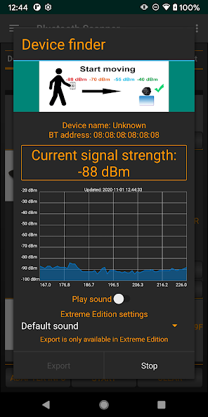 Bluetooth Finder, Scanner Pair