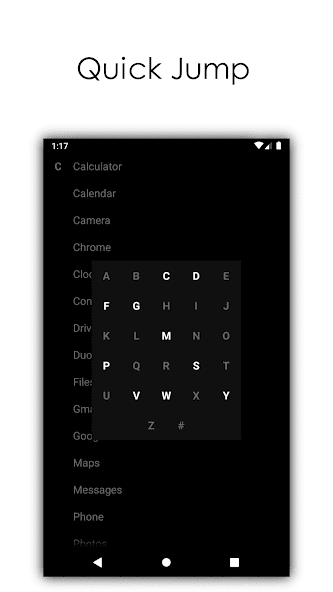 Black Launcher - Simple and Battery Friendly