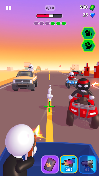 Rage Road - Car Shooting Game 