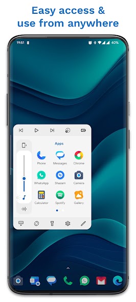 Edge Card Launcher: Side Panel