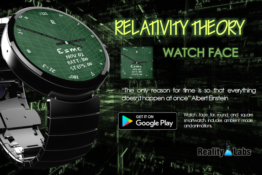 Relativity Theory - Watch Face