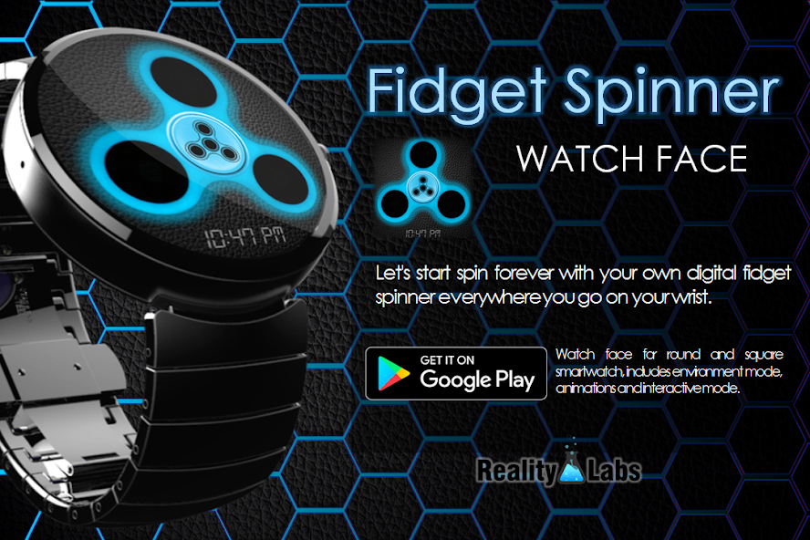 Fidget Spinner - Watch Face