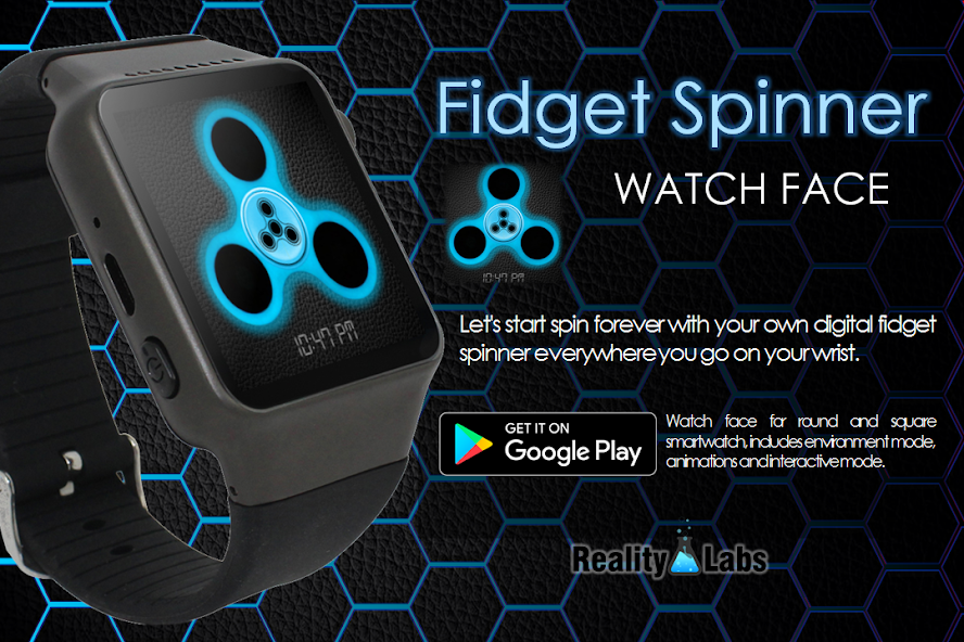 Fidget Spinner - Watch Face