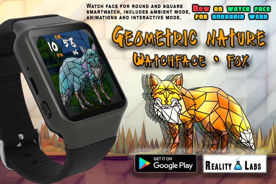 Geometría Natural Zorro - Watch Face