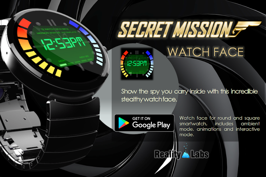 Secret Mission - Watch Face