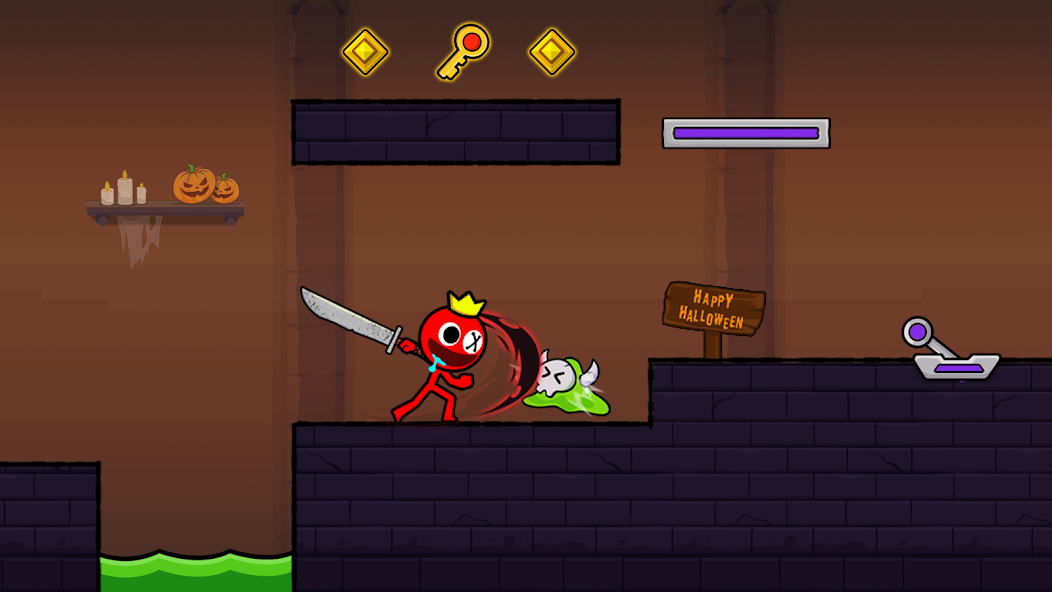 Red Stickman: Stick Adventure 