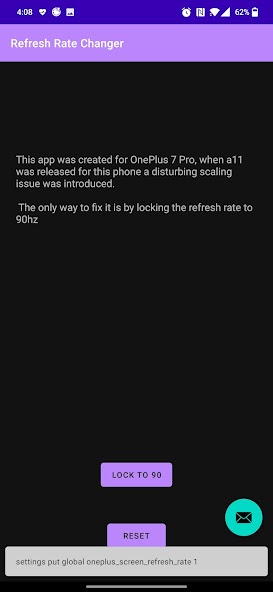 Refresh Rate Changer - OnePlus