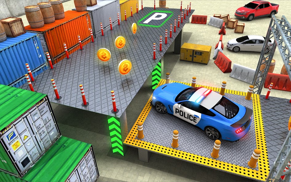 Police Car Parking School Game 