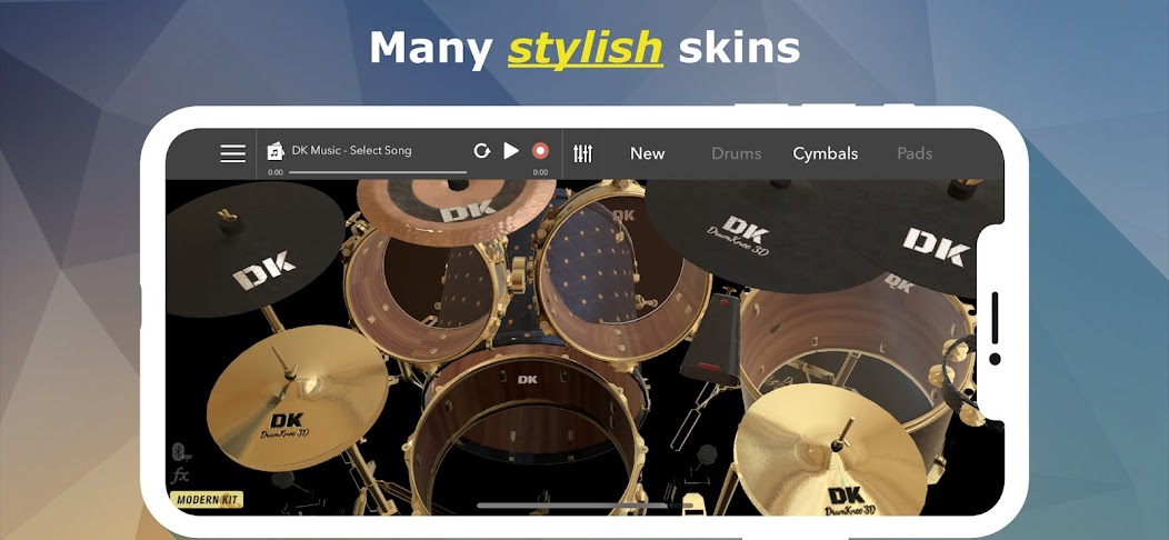 DrumKnee 3D Drums - Drum Set