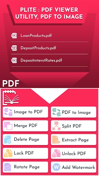 Plite: PDF Viewer, PDF Utility