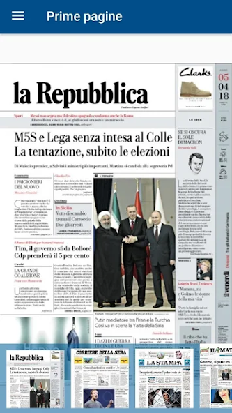 Prime pagine Pro