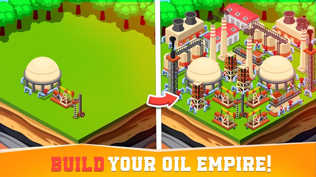 Oil Tycoon idle tap miner game 