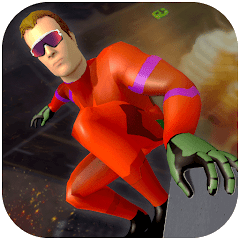 Gangster Crime City Battle - Flying Rope Hero Game