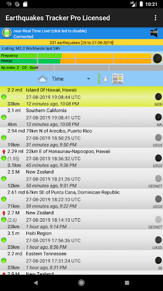 Earthquakes Tracker Pro