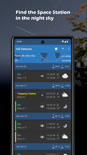 ISS Detector Satellite Tracker