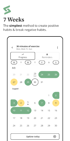 7 Weeks - Habit & Goal Tracker