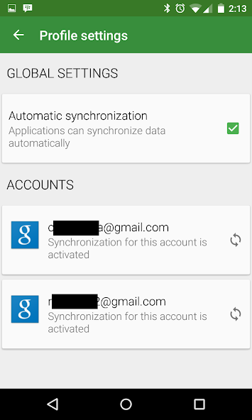 Accounts Sync Profiler