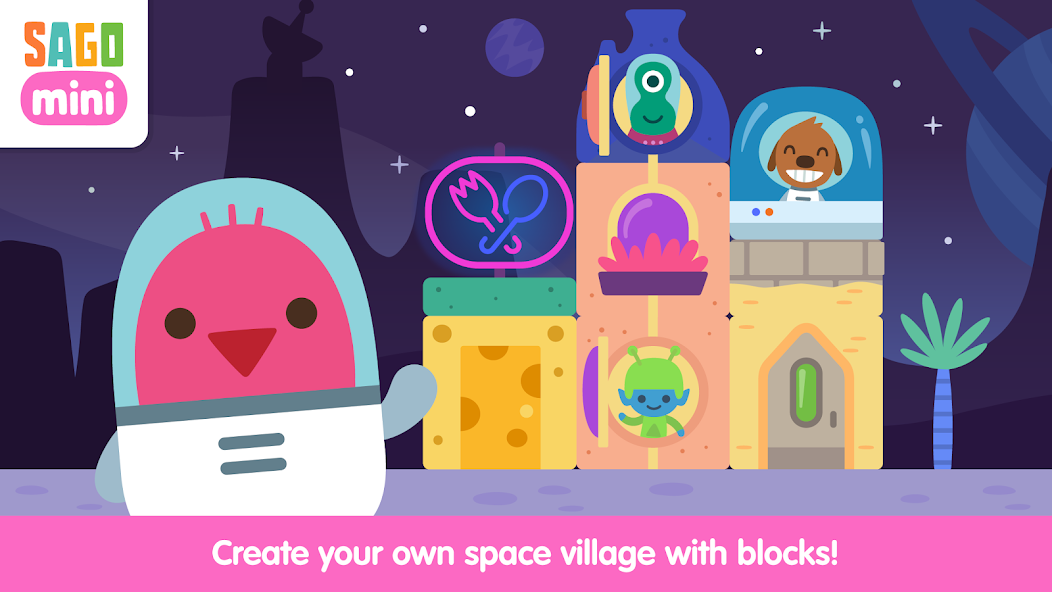 Sago Mini Space Blocks Builder