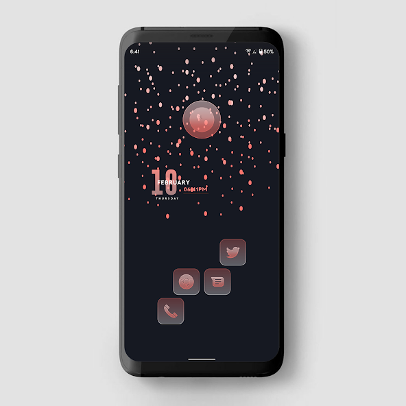 Fade Salmon Icons Pack