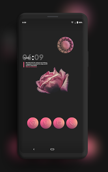 Follow Pink Icons Pack