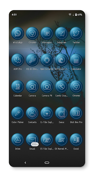 Nepal Blue Icons pack