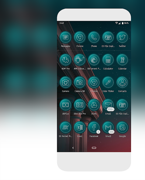 Nepal Slate Icons Pack