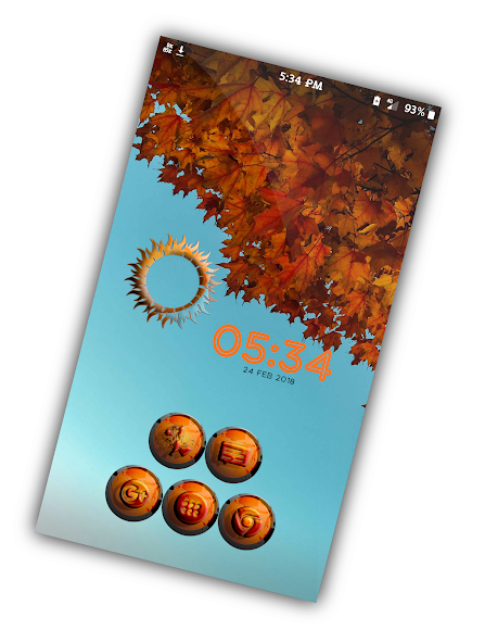 Spatter Orange Icons Pack