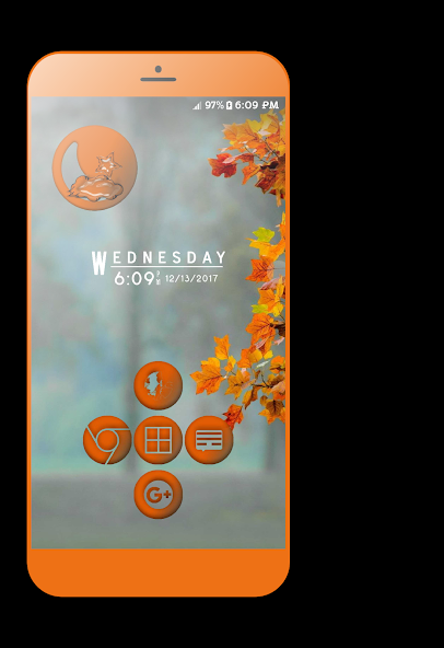 Zeal Orange Icons Pack