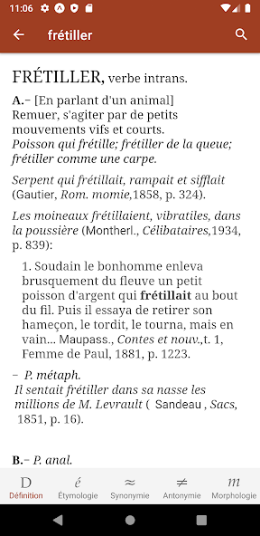 French dictionary TLFi