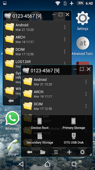 Floating File Manager