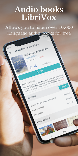 LibriVox: Audio bookshelf