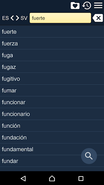 Spanish Swedish Dictionary