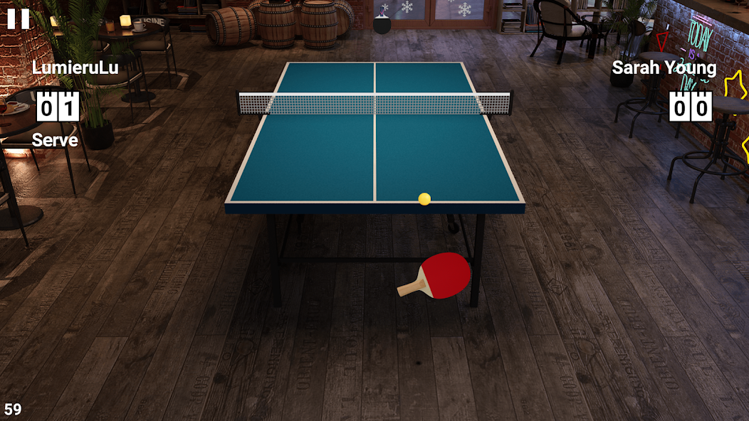 Virtual Table Tennis 