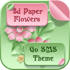 GO SMS PRO THEME 3D PAPER FLOW