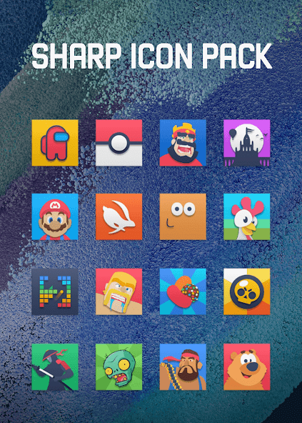 Sharp - Square Icon Pack