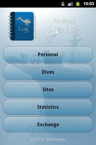 Dive Log Key 