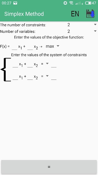 Simplex Method