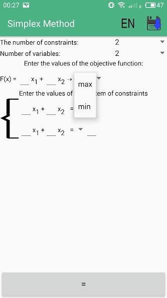 Simplex Method