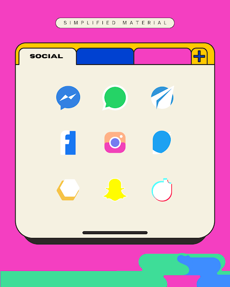 Simplified Material Icon Pack