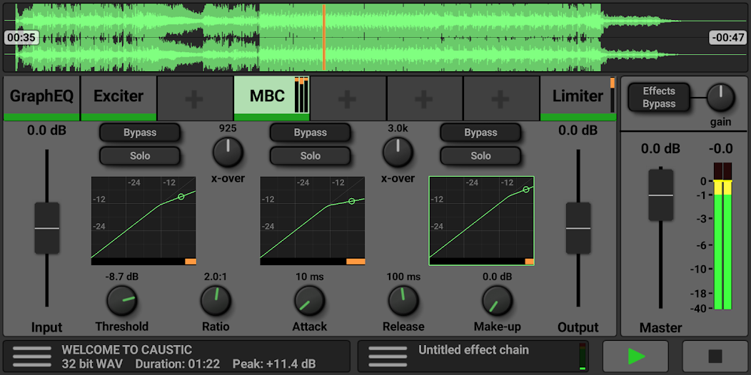 Caustic Mastering