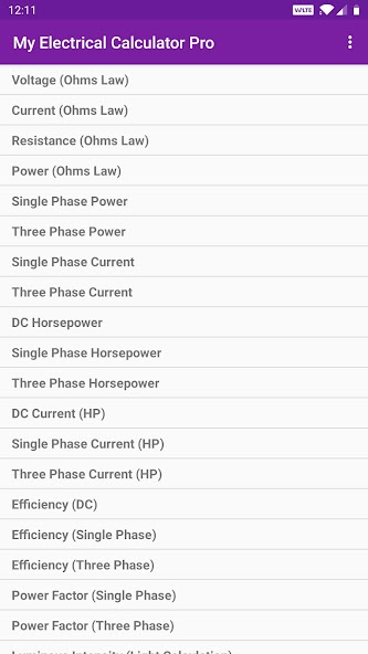 My Electrical Calculator Pro