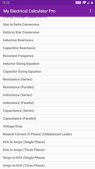 My Electrical Calculator Pro