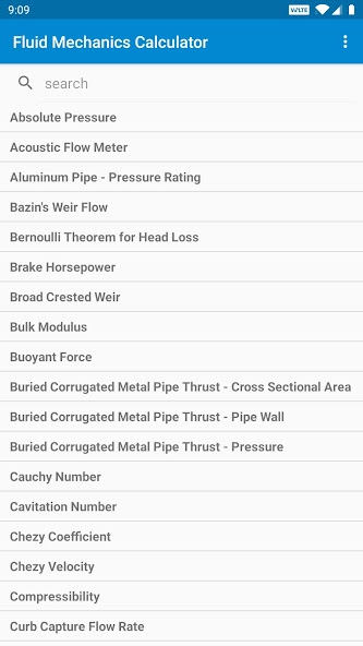 Fluid Mechanics Calculator