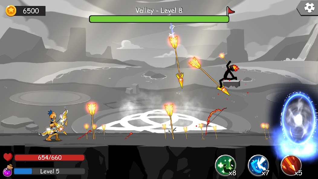 Stickman Fight Archer Survival 