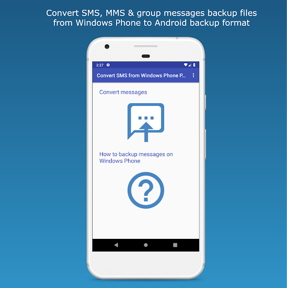 Convert SMS from Windows Phone PRO