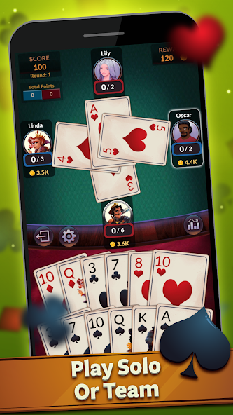 Spades - Offline Card Games 