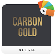 XPERIA™ Carbon Gold Theme