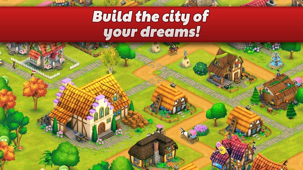 Town Village: Farm Build City 