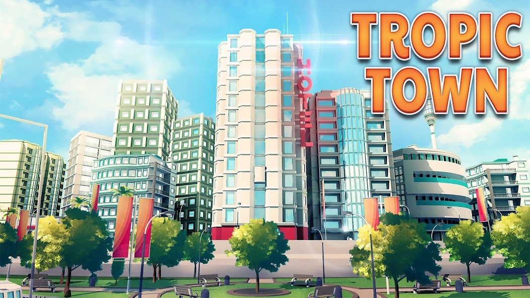 Town Building Games: Tropic Ci 