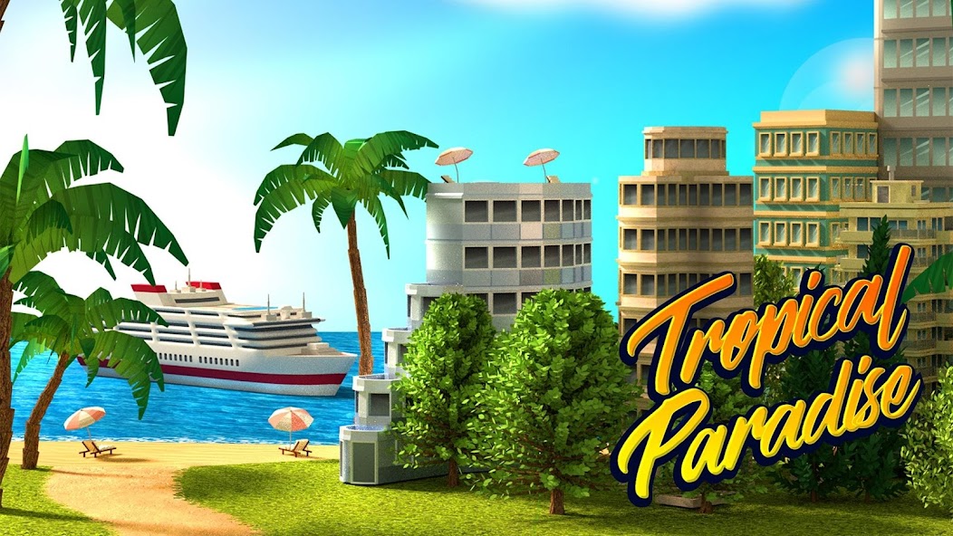 Tropic Paradise Sim: Town Buil 